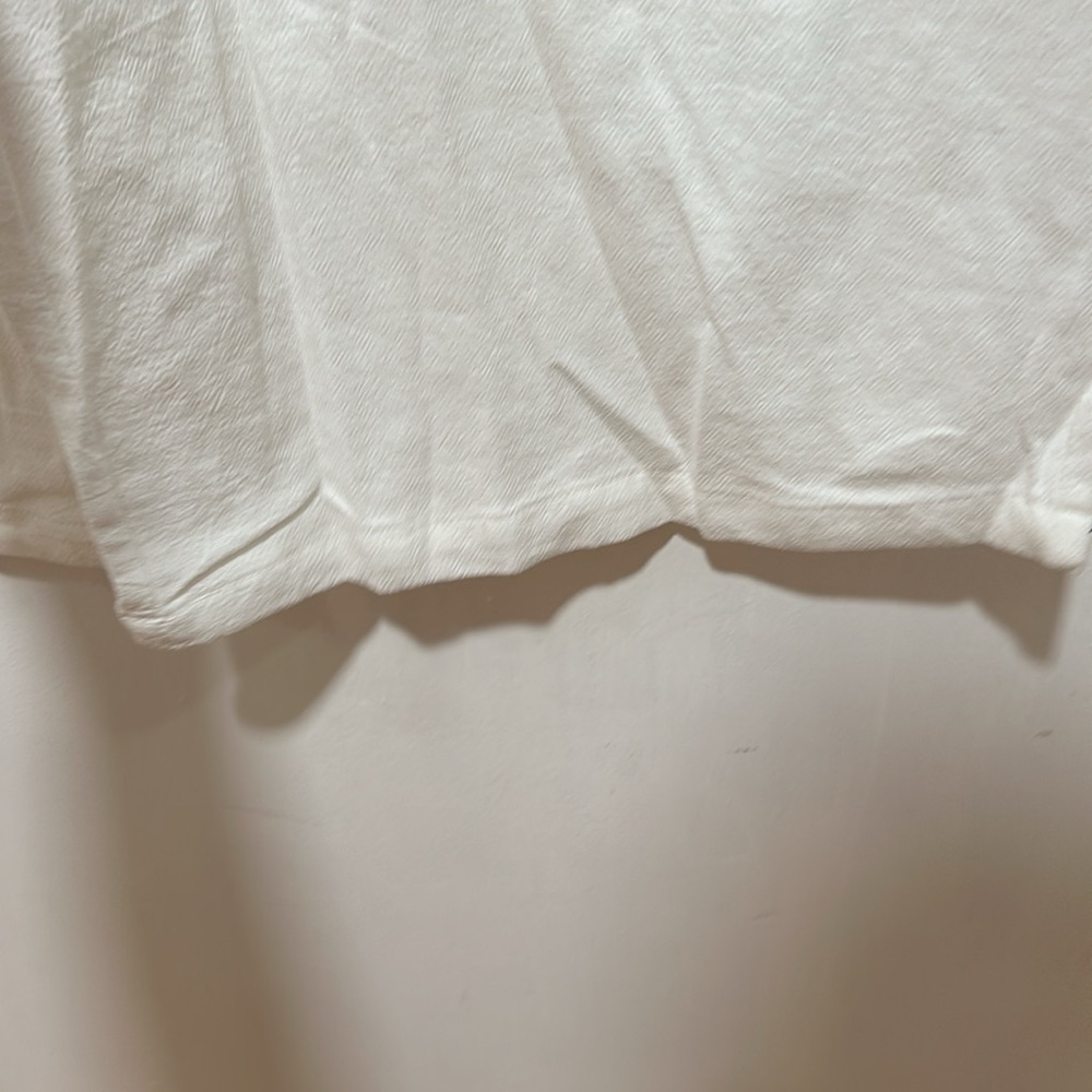 Miss Look wide-legged crepey-linens pants. Size large. Elastic waist. - Picture 3 of 3